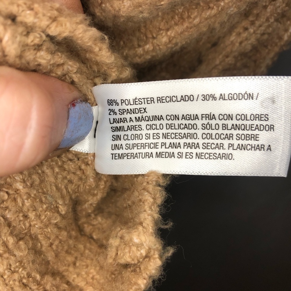 Universal thread oversized super soft turtle neck sweater in tan size large - Picture 5 of 5